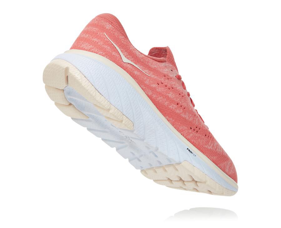 Hoka One One Cavu 3 Promenadskor Dam - Orange/Vita - GSETX-7841